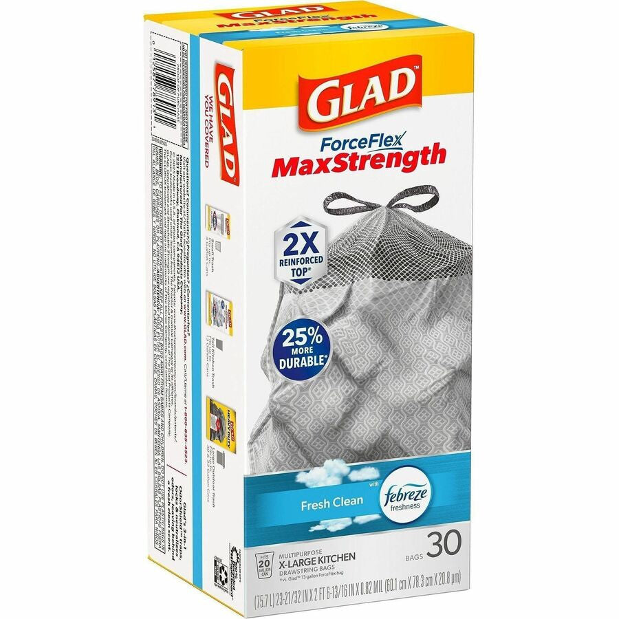 Glad ForceFlex MaxStrength X-Large Kitchen Drawstring Trash Bags - Alternate-Image11