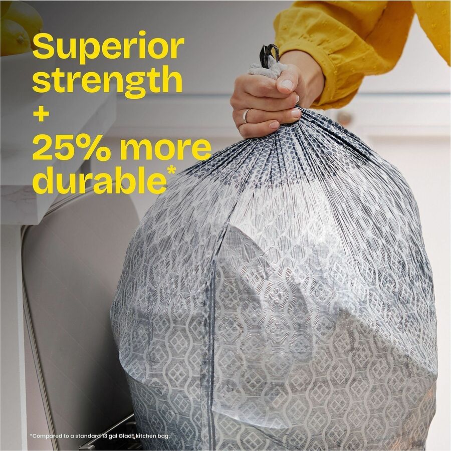 Glad ForceFlex MaxStrength X-Large Kitchen Drawstring Trash Bags - Alternate-Image1