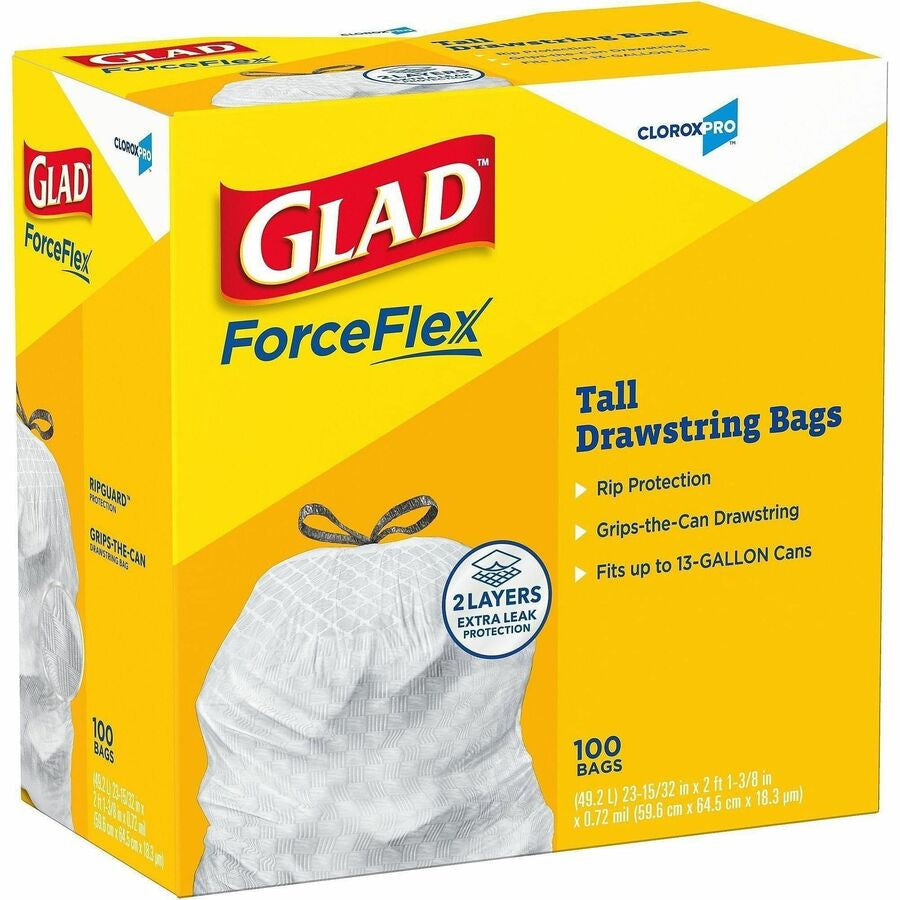 Glad ForceFlex Tall Kitchen Drawstring Trash Bags - Alternate-Image7