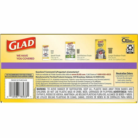 Glad ForceFlex Tall Kitchen Drawstring Trash Bags - Alternate-Image16