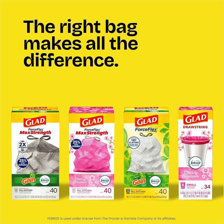 Glad ForceFlex Heavy-Duty Large Drawstring Trash Bags - Alternate-Image9