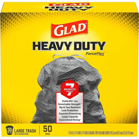 Glad ForceFlex Heavy-Duty Large Drawstring Trash Bags - 2000