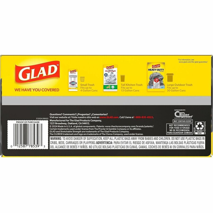 Glad ForceFlex Heavy-Duty Large Drawstring Trash Bags - Alternate-Image15