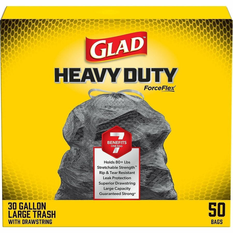 Glad ForceFlex Heavy-Duty Large Drawstring Trash Bags - Alternate-Image16