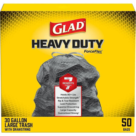 Glad ForceFlex Heavy-Duty Large Drawstring Trash Bags - Alternate-Image16