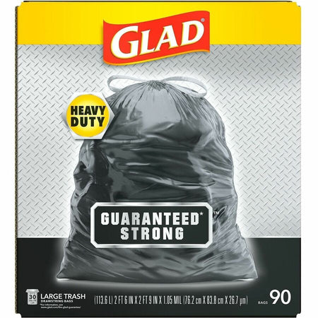 Glad Strong Large Drawstring Trash Bags - Alternate-Image1