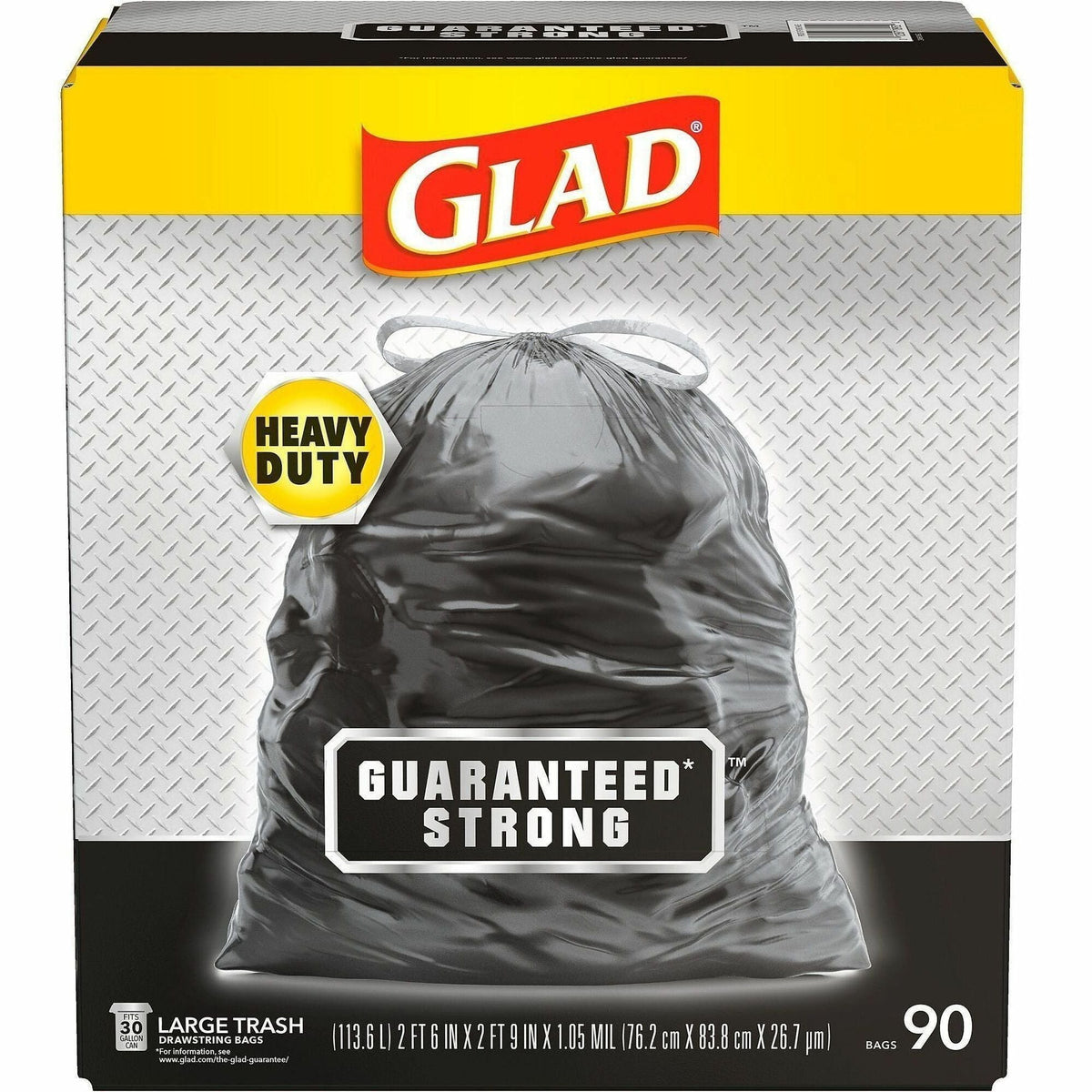 Glad Strong Large Drawstring Trash Bags - 2000