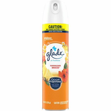 Glade Hawaiian Breeze Scent Air Spray 8.3 fl oz (0.3 quart) 6 / Carton Aerosol CFC-free Ozone-safe/ (SJN346571CT)