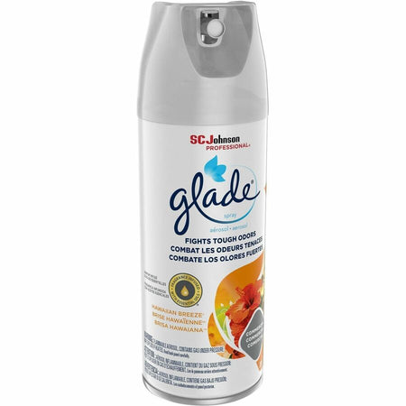Glade Hawaiian Breeze Scent Air Spray - Aerosol - 13.8 fl oz (0.4 quart) - Odor Neutralizer - 12 / Carton - Fresheners