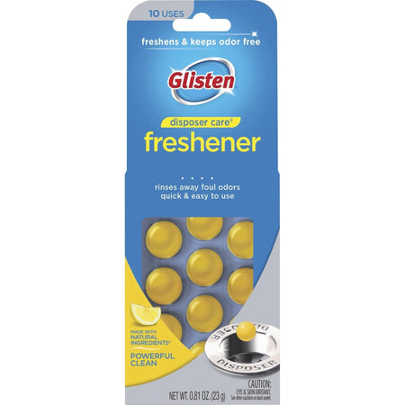 Glisten Disposer Care Freshener 0.81 oz-10 / Pack Tablet (GIEDPLM12T) - Air Fresheners