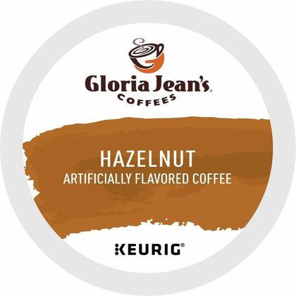 Gloria Jean’s Hazelnut K-Cup Pods: Medium Roast Coffee - 24 Count