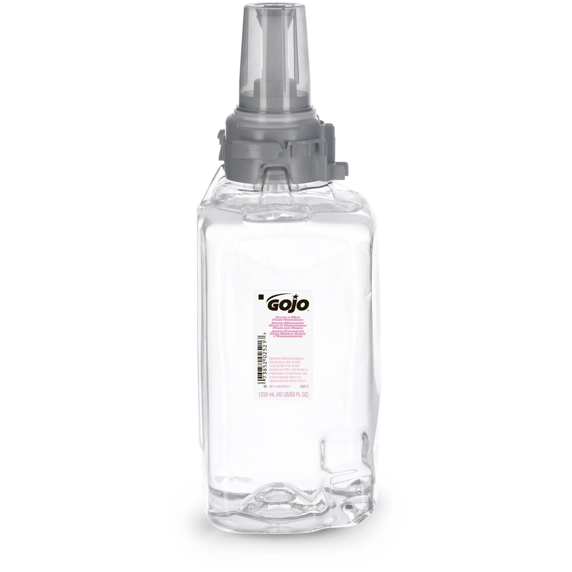 Gojo® ADX-12 Clear/Mild Handwash Refill - Moisturizing Dye-free - 3/Carton - Hand Soaps/Cleaners