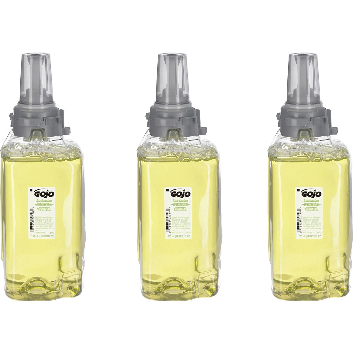 Gojo® ADX-12 GingerCitrus Handwash Refill - Moisturizing Green - 3/Carton - Hand Soaps/Cleaners