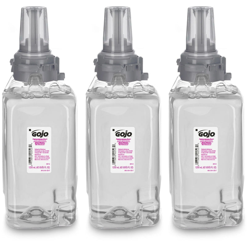 Gojo® Antibacterial Handwash Refill - Plum Scent 1.32 Quart - Bacteria Remover & Moisturizing - Skin Care Dispensers