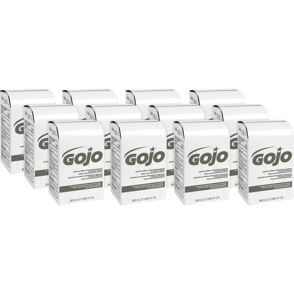 Gojo® Antimicrobial Coconut Lotion Soap Refill - 27.05 fl oz - Kills Germs - White - Bio-based - Hand Soaps/Cleaners