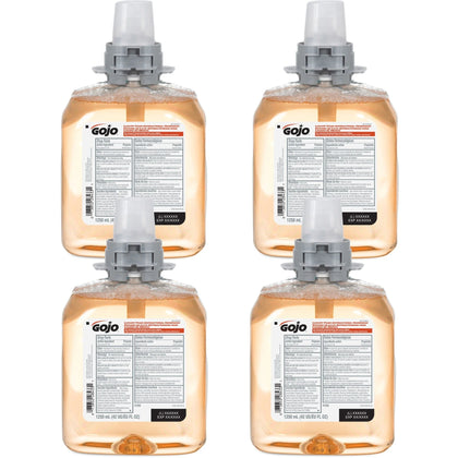 Gojo® FMX-12 Antibacterial Handwash Refill - Fresh Fruit Scent - Bacteria Remover - 1.32 Quart - 4/Carton - Hand