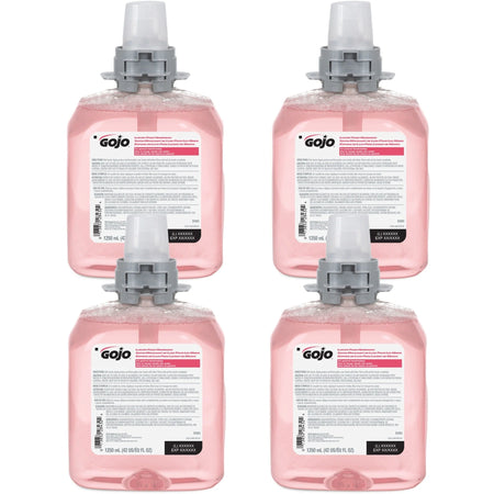 Gojo® FMX-12 Cranberry Luxury Foam Handwash - Antibacterial-free - 1.32 Quart - 4/Carton - Hand Soaps/Cleaners