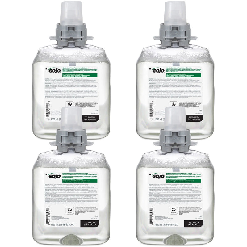 Gojo® FMX-12 Green Certified Foam Hand Soap - Fragrance-free Antibacterial-free - 1.32 quart - 4/Carton - Soaps/Cleaners