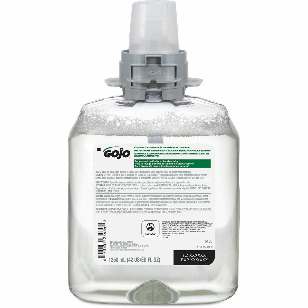 Gojo&reg; FMX-12 Refill Green Certified Foam Hand Soap - 2000