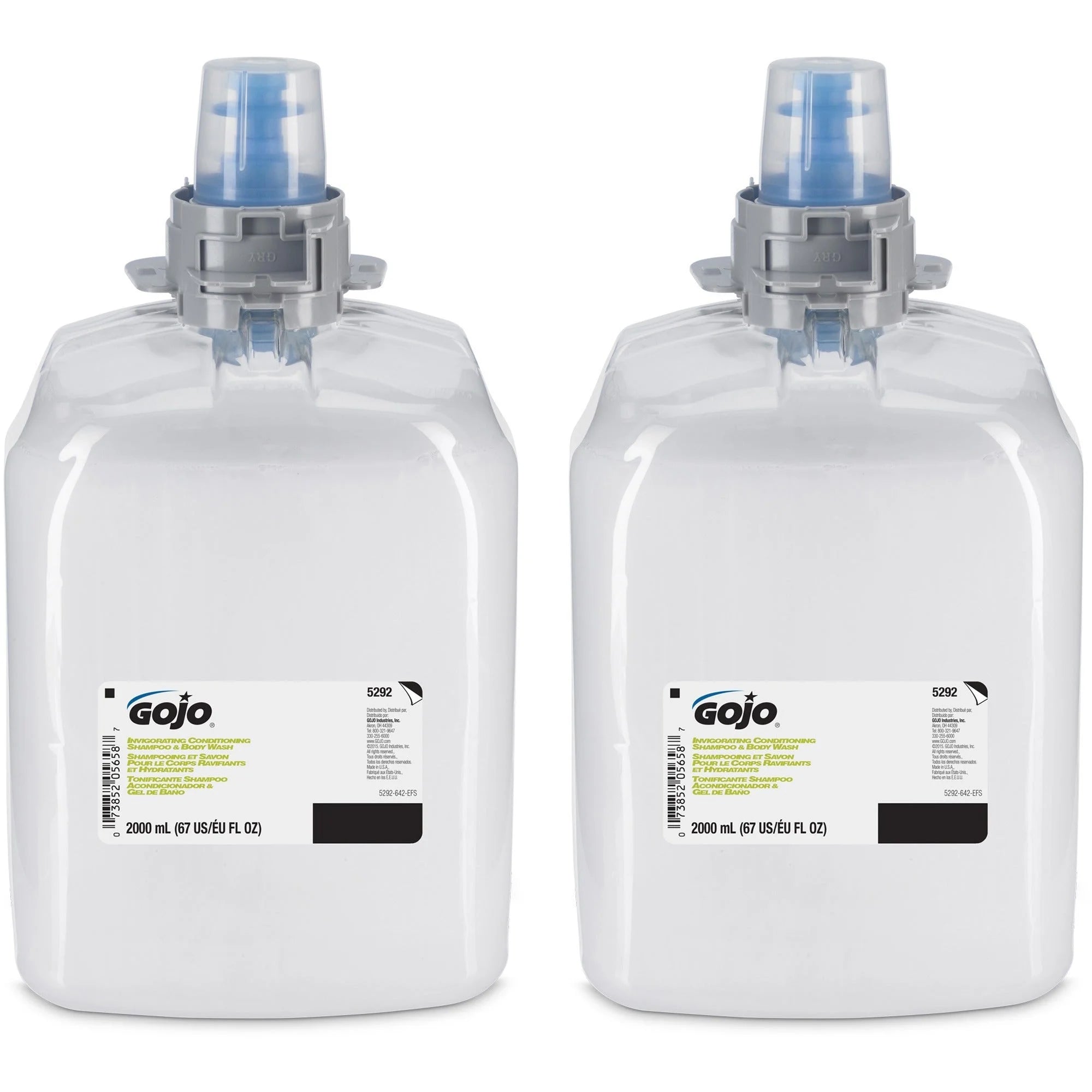 Gojo® FMX-20 Botanical Scent Shampoo & Body Wash - 67.6 fl oz - Moisturizing Bio-based Formula - Hand Soaps/Cleaners