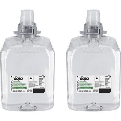 Gojo® FMX-20 Green Certified Foam Hand Cleaner Refill - Dirt Remover - 2.11 Quart - Moisturizing - Unscented
