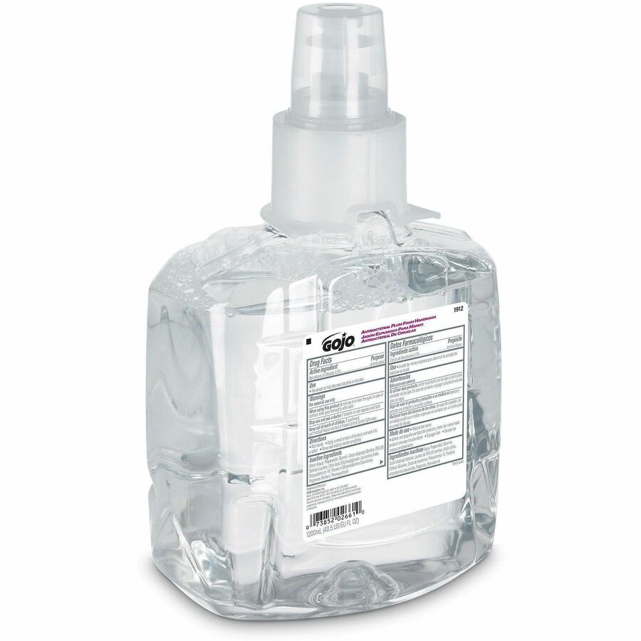 Gojo&reg; LTX-12 Dispenser Plum Antibacterial Hand Soap - Right