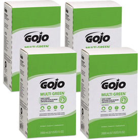 Gojo® Multi Green Hand Cleaner: Citrus Scent Soil & Dirt Remover - 2.11 Quart - Skin Care Dispensers Refills