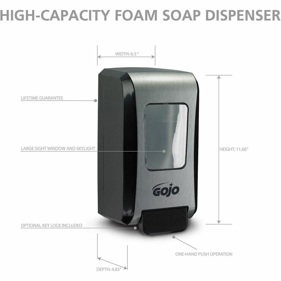 Gojo&reg; Push-Style FMX-20 Foam Soap Dispenser - Alternate-Image1