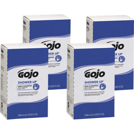 Gojo® SHOWER UP Soap & Shampoo - Rose Scent - 67.6 fl oz - Bio-based - 4/Carton - Hand Soaps/Cleaners