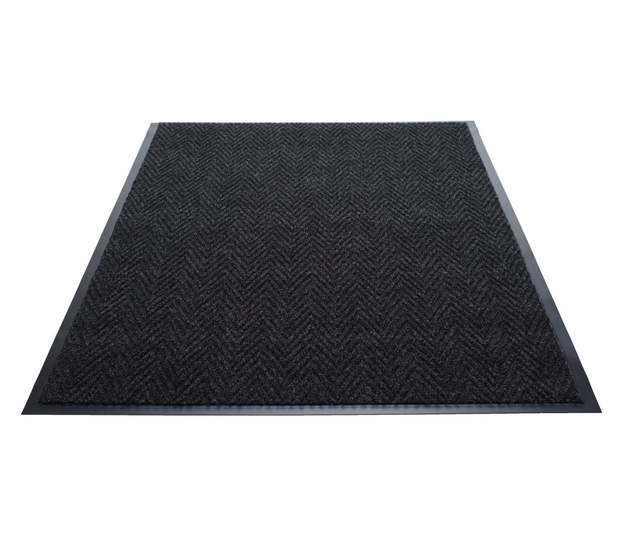 Golden Series Indoor Chevron Floor Mat - Charcoal / 2’x3’ - Mats