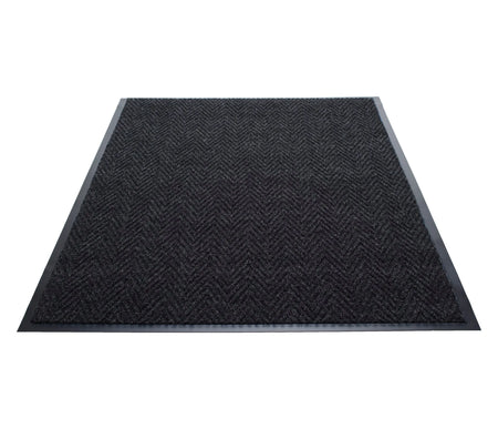 Golden Series Indoor Chevron Floor Mat - Charcoal / 2’x3’ - Mats