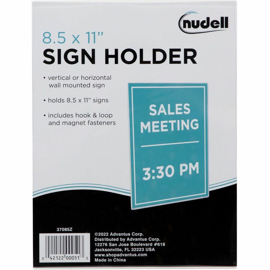 Golite nu-dell Cubicle Sign Holder - Front