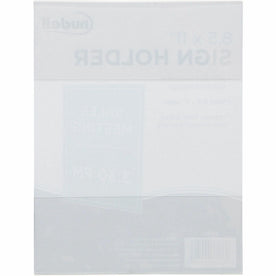 GoLite Nu-Dell Cubicle Sign Holder: 8.5x11 Acrylic Wall Mount - Clear - Signs & Nameplates