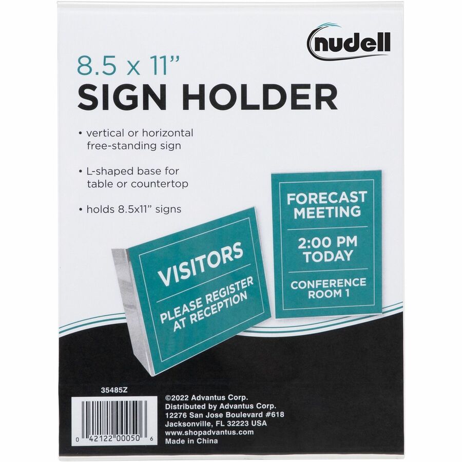 Golite nu-dell One-piece Sign Holder - Front