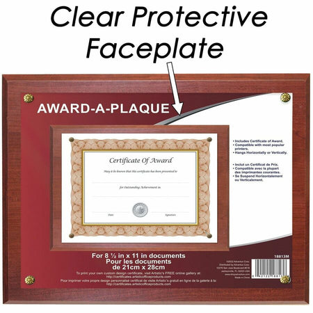 Golite nu-dell Woodgrain Award-A-Plaque - Alternate-Image2