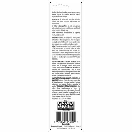 Goo Gone Mess-free Pen - Rear