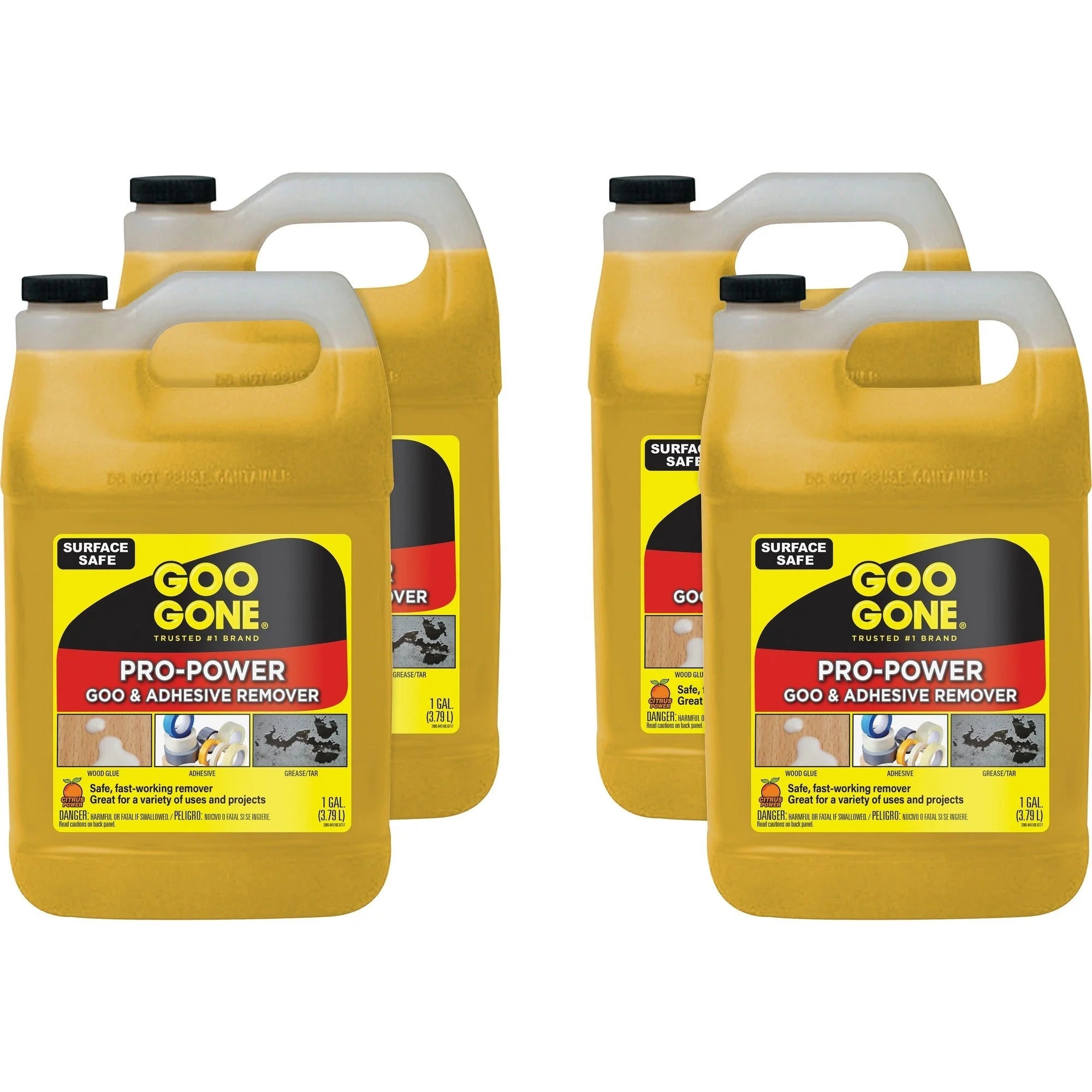 Goo Gone Pro-Power Remover - Citrus Scent - Fast Acting - 1-Gallon (128 fl oz) - Adhesive Removers