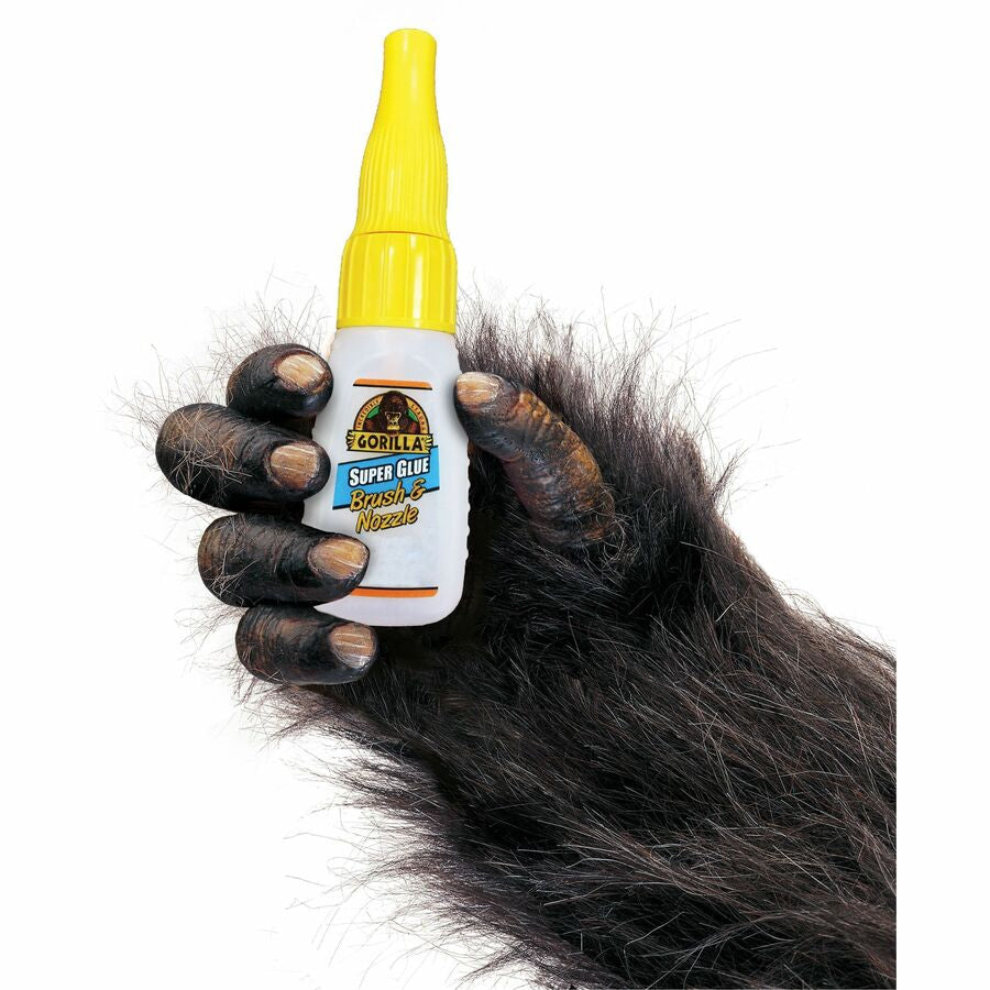 Gorilla Brush & Nozzle Super Glue - 0.35 oz - Clear - 1 Each