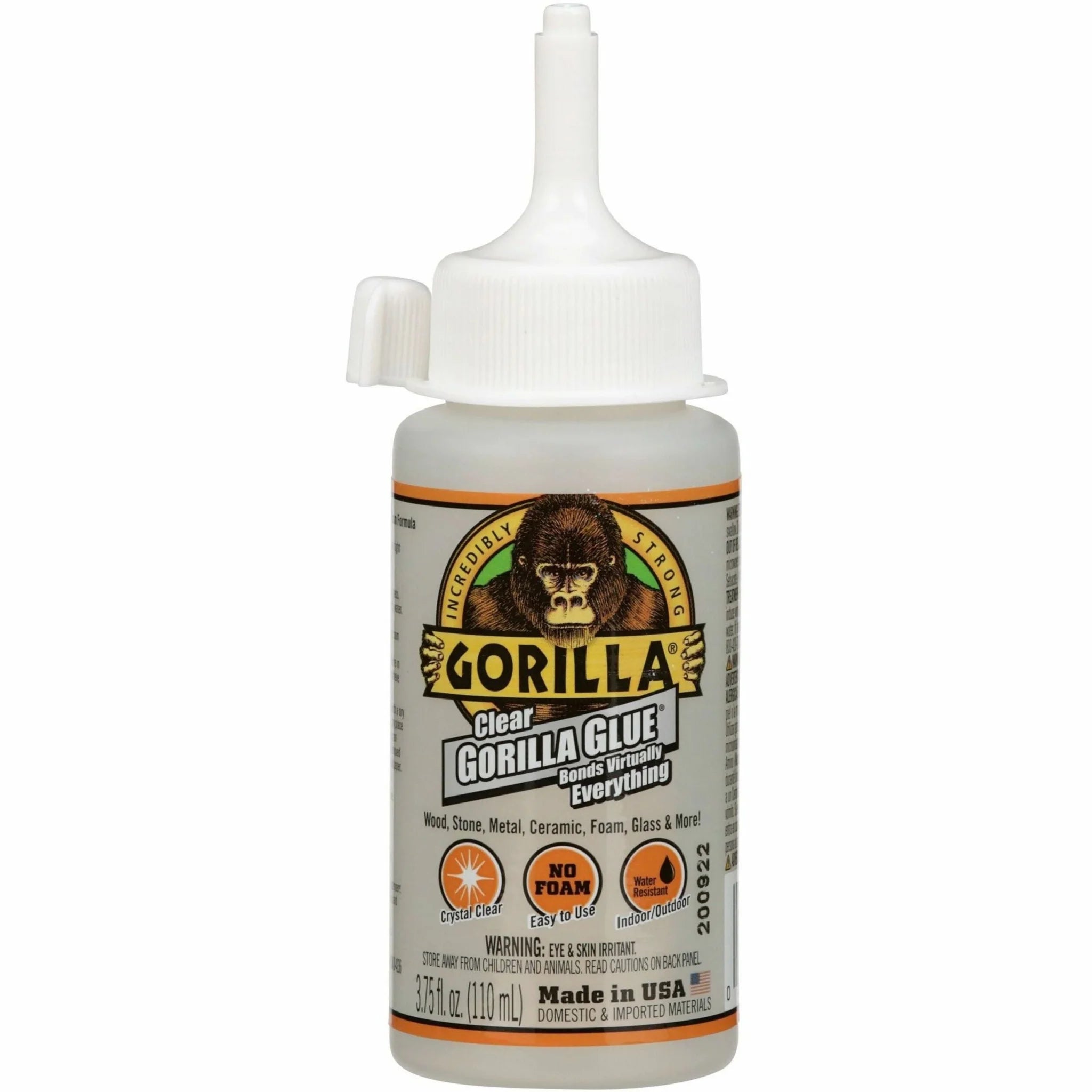 Gorilla Clear Glue: Strong 3.75 fl oz Adhesive - All-Purpose Glue