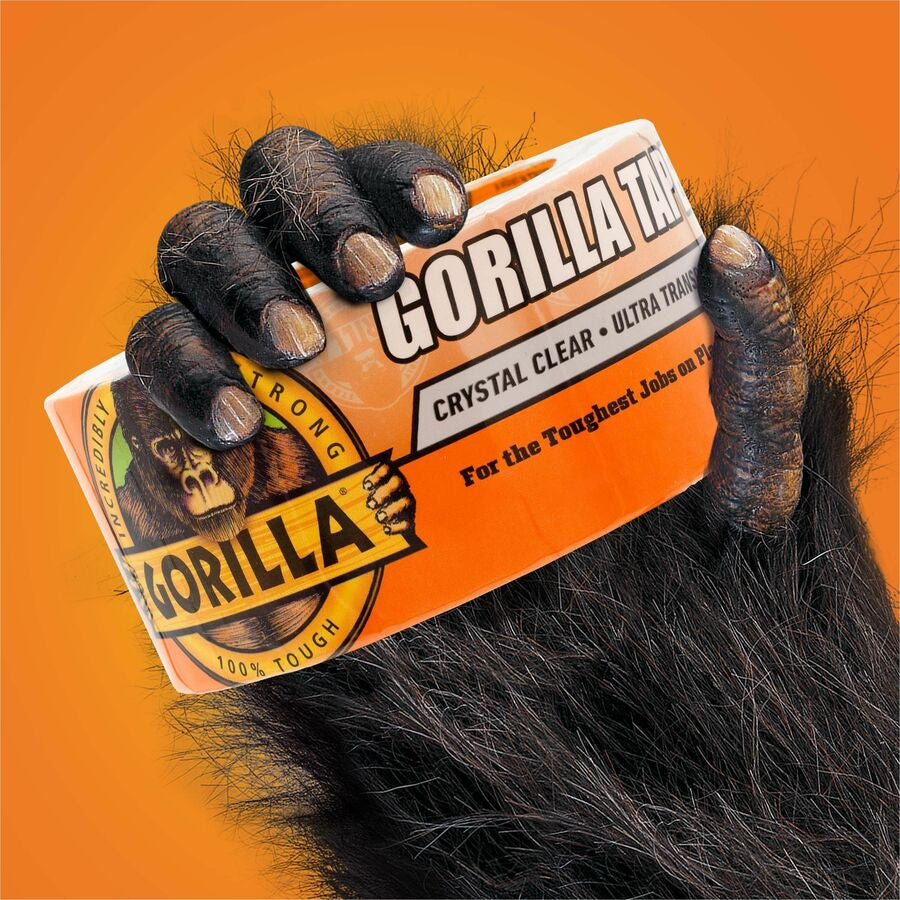 Gorilla Crystal Clear Tape - 18 yd Length x 1.88’’ Width - 1 Each - Duct