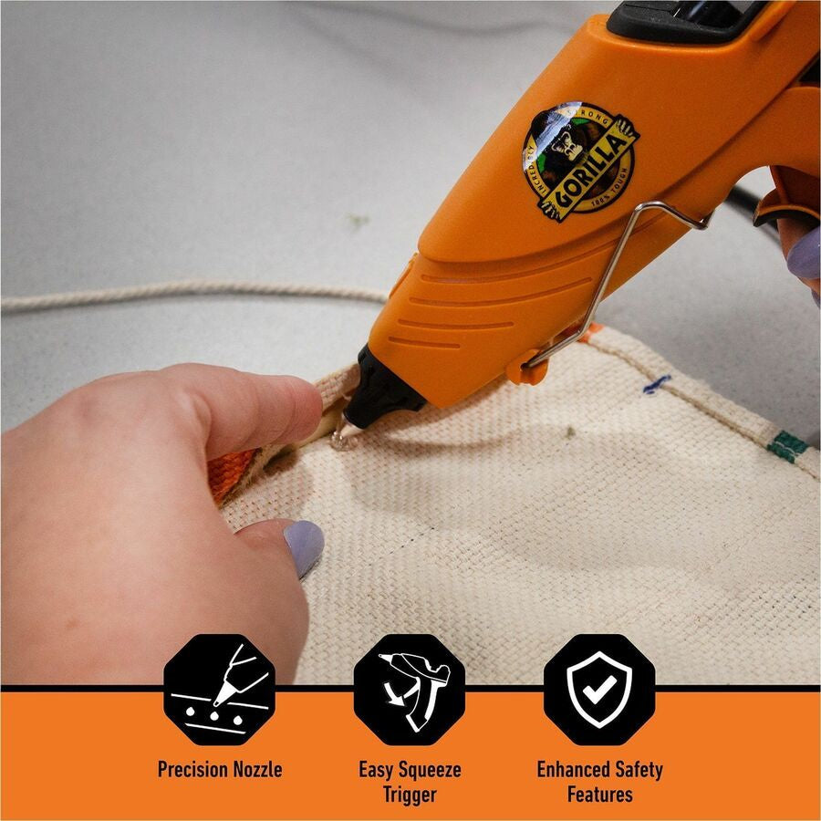 Gorilla Dual Temp Glue Gun - Orange Black - Guns & Accessories