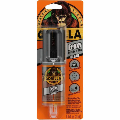 Gorilla Epoxy: Clear 0.85 oz Adhesive - 1 Each - Super Glue