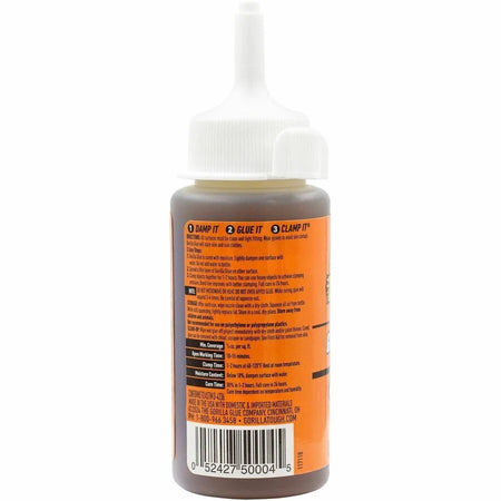 Gorilla Glue: 4 fl oz Brown Adhesive - 1 Each - All-Purpose Glue