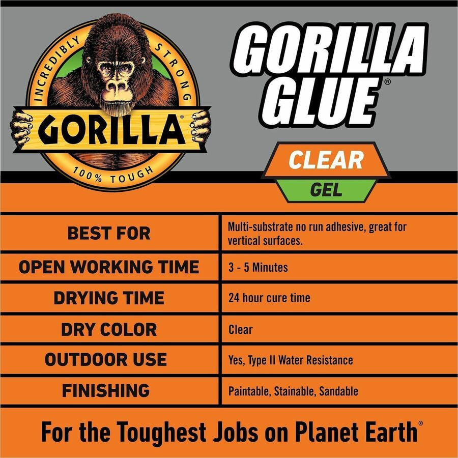 Gorilla Glue Clear Gel - 1.75 fl oz - 1 Each - Super