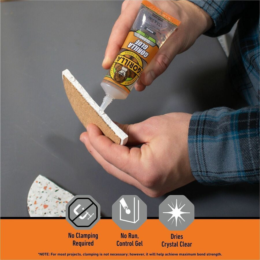 Gorilla Glue Clear Gel - 1.75 fl oz - 1 Each - Super