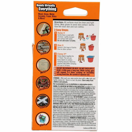 Gorilla Original Glue: 2 oz Brown Adhesive - All-Purpose Glue