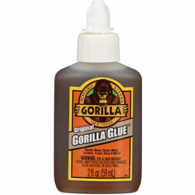 Gorilla Original Glue - 2 oz - Brown - 1 Each - All-Purpose