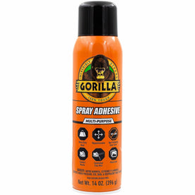 Gorilla Spray Adhesive - 14 oz - Clear - 1 Each - Adhesives