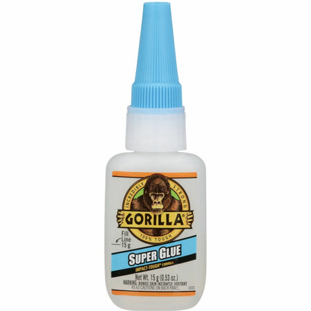 Gorilla Super Glue: 0.53 oz Clear Adhesive - 1 Pack - Glue