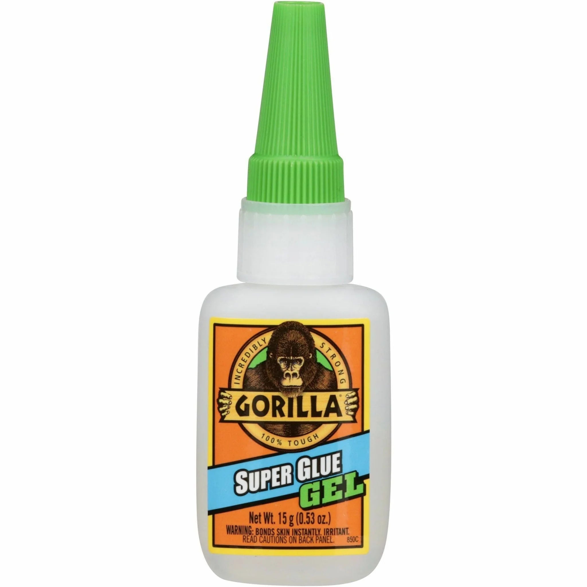 Gorilla Super Glue Gel: Clear 0.53 oz - Strong Adhesive Bond